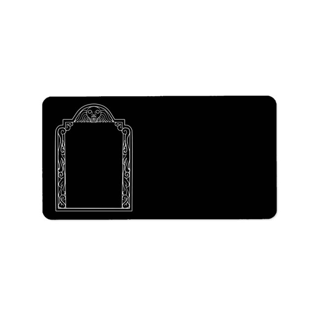 Tombstone Label (Front)