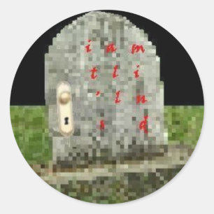 Tombstone Sticker