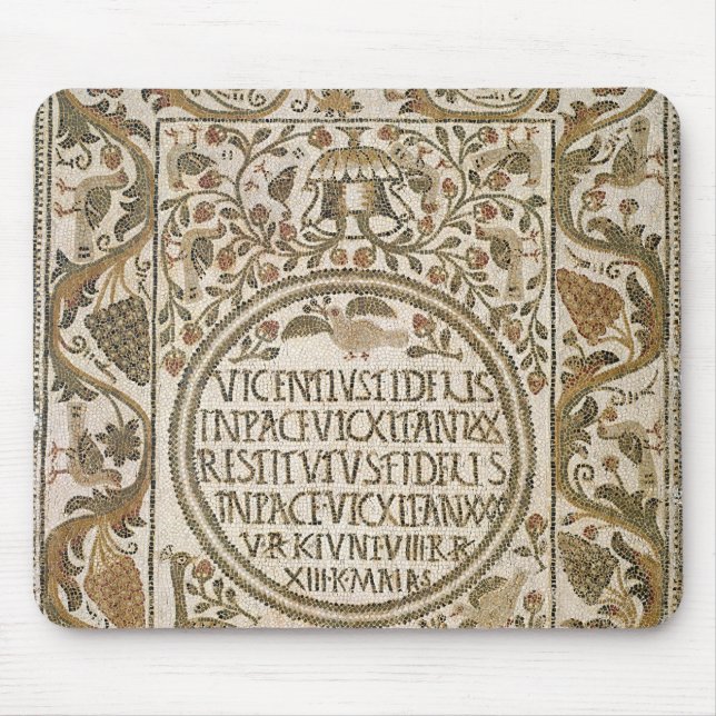 Tombstone with an epitaph mouse mat (Front)