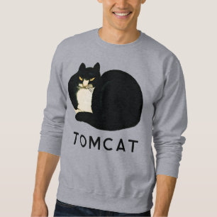 Tomcat Chinese Qing Dynasty Black Manchu Cat Sweatshirt