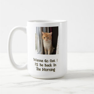 Tomcat, Photo, Funny Text Front Back, Customise, Coffee Mug