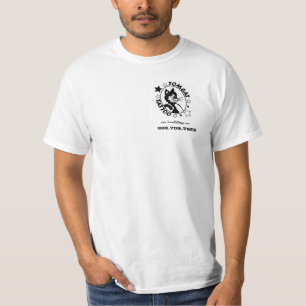 Tomcat Tattoo Basic white T-Shirt