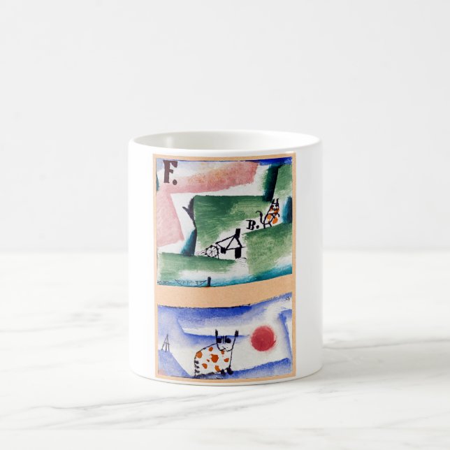 Tomcat's Turf, Paul Klee Coffee Mug (Center)