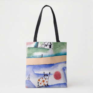Tomcat's Turf, Paul Klee Tote Bag