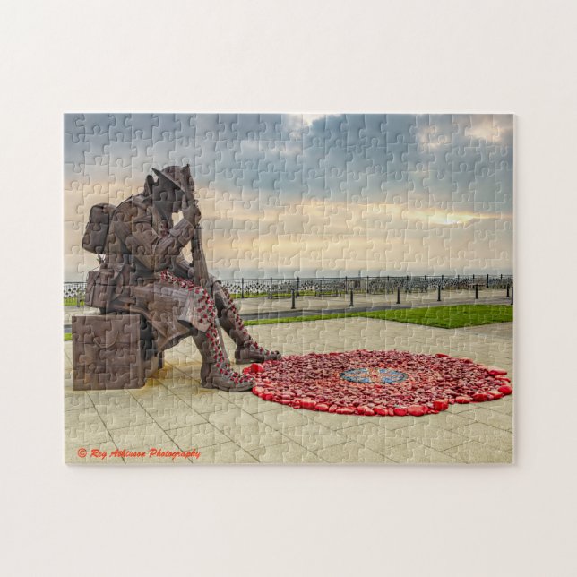 Tommy 1101 Statue - Lest We Forget Jigsaw Puzzle (Horizontal)