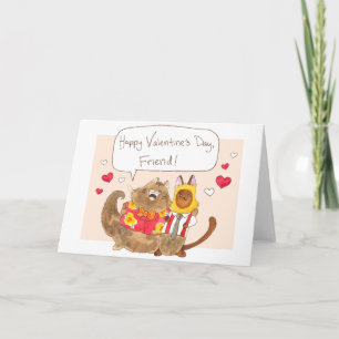 Tommy and Elvis valentine Holiday Card