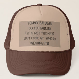 TOMMY BAHAMA COLLECTABLE!!!!!( IT IS NOT THE HA... TRUCKER HAT