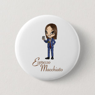 Tommy Cash Espresso Macchiato Eurovision 2025 Esto 6 Cm Round Badge