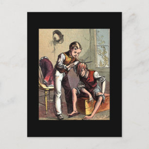 Tommy Tatters Gets A Haircut Postcard