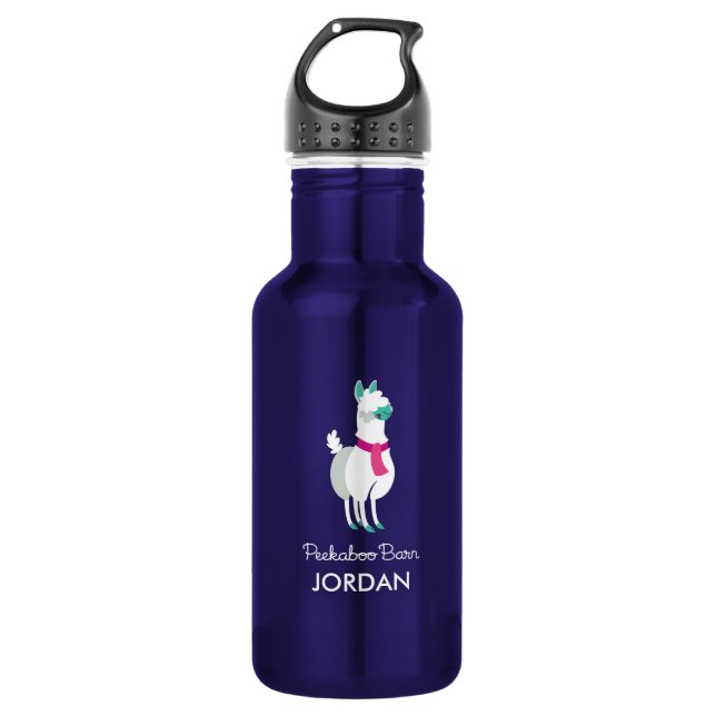 Tommy the Llama 532 Ml Water Bottle (Front)