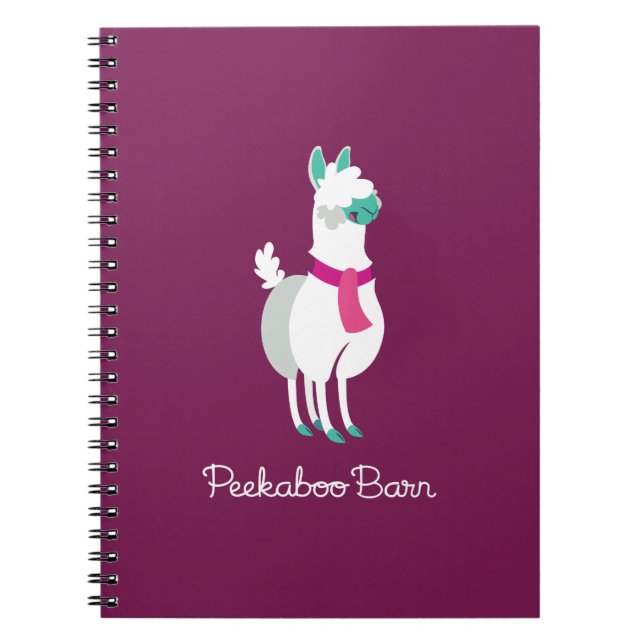 Tommy the Llama Notebook (Front)