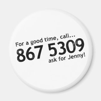 Tommy Tutone 867 5309 Magnet