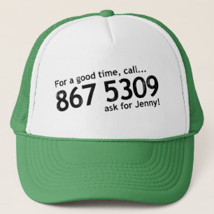 Tommy Tutone 867 5309 Trucker Hat