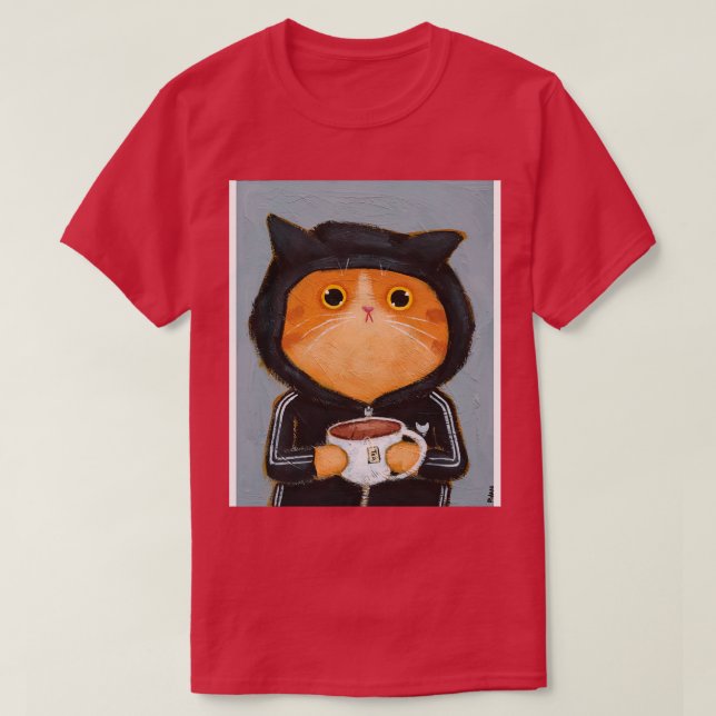 Tommy With Tea T-Shirt (Design Front)
