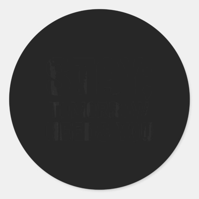 Tomorrow Needs You Mental Health Awareness 988 Sta Classic Round Sticker (Front)