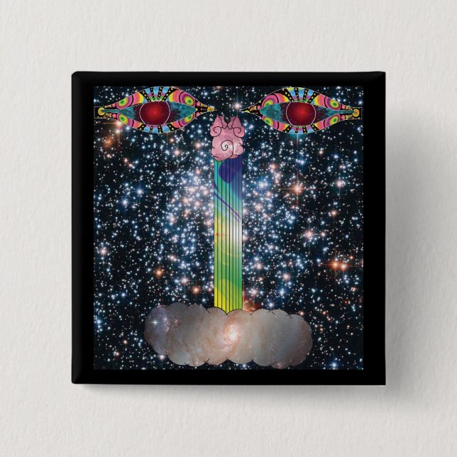 Tomorrow Never Knows 15 Cm Square Badge (Front)