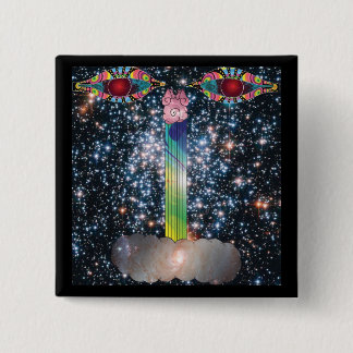 Tomorrow Never Knows 15 Cm Square Badge