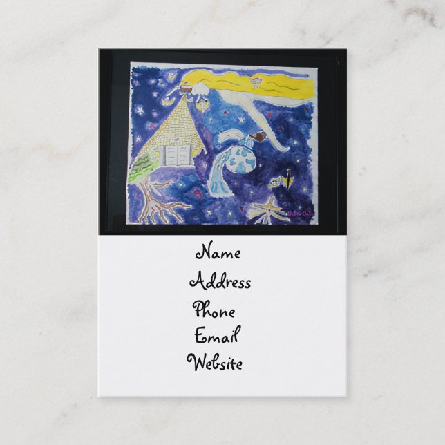 Tomorrow Never Knows-business card (Front)