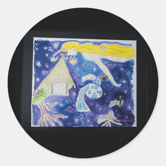 Tomorrow Never Knows-sticker Classic Round Sticker (Front)