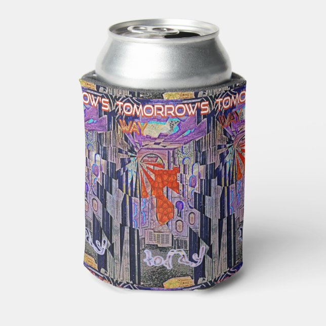 Tomorrow's Way Today Retro Future Art Can Cooler (Can Back)