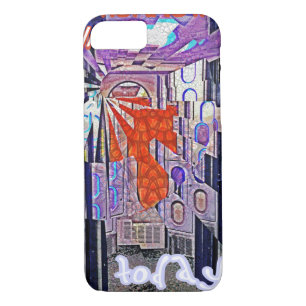 Tomorrow's Way Today Retro Future Art iPhone 8/7 Case