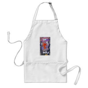Tomorrow's Way Today Retro Future Art Standard Apron