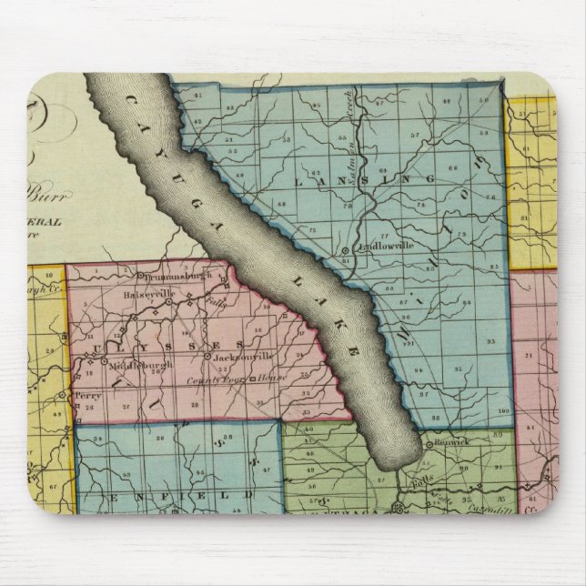 Tompkins County Mouse Mat (Front)