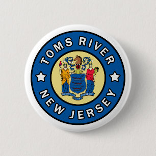 Toms River New Jersey 6 Cm Round Badge