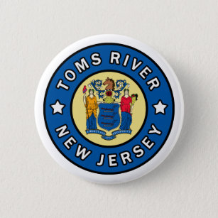 Toms River New Jersey 6 Cm Round Badge