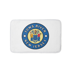 Toms River New Jersey Bath Mat