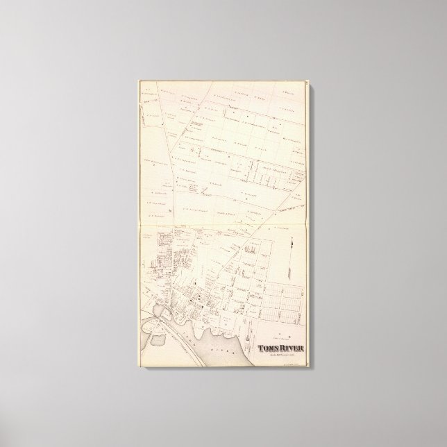 Toms River New Jersey Canvas Print (Front)