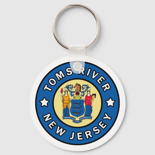 Toms River New Jersey Key Ring (Front)