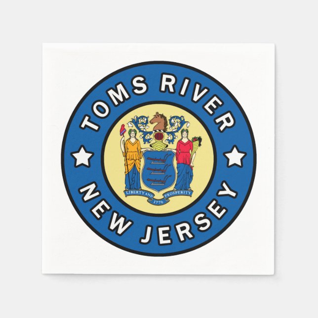 Toms River New Jersey Napkin (Front)