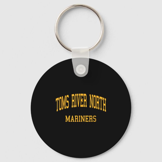 Toms River North High School Hs Toms River Nj Retr Key Ring (Front)