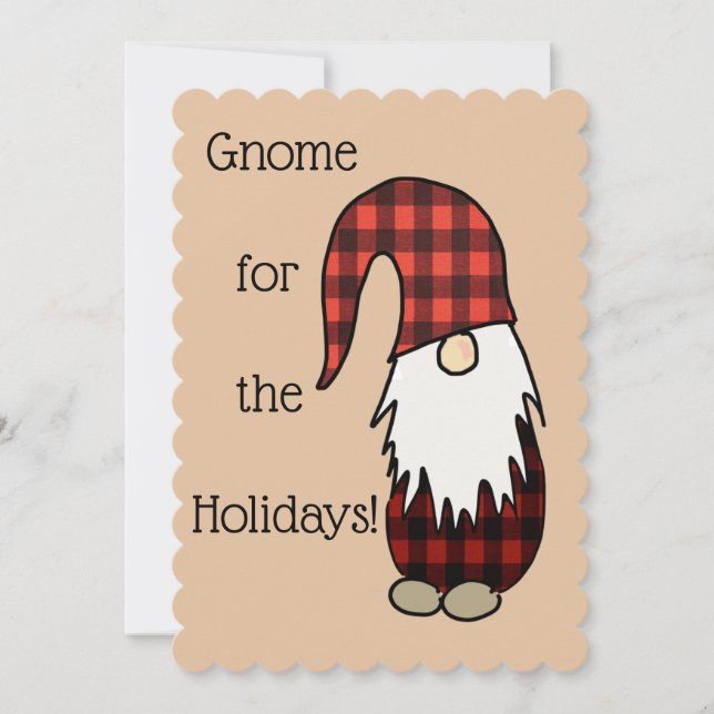 Tomte Gnome Holiday Cards (Front)
