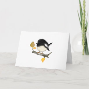 Tomtit Bird Blank Greeting Card