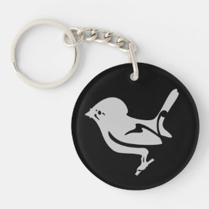 Tomtit MIROMIRO  New Zealand /Aotearoa  bird Key Ring