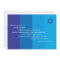 Tonal Blue Bar Mitzvah Invitation