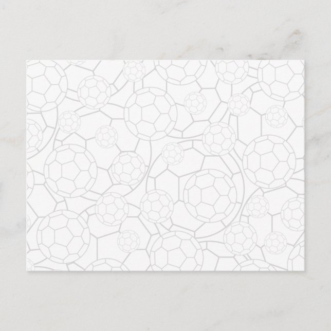 Tonal Soccer Football Postcard (Front)