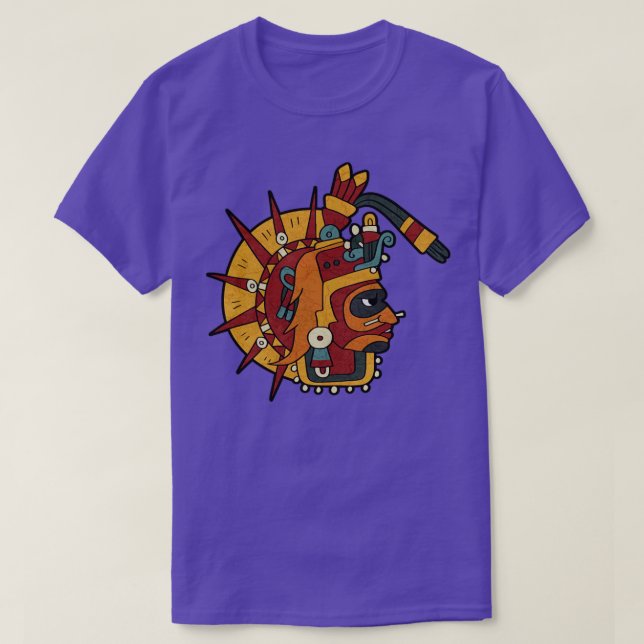 Tonatiuh Aztec God Sun God Mayan Inca Toltec Gift2 T-Shirt (Design Front)