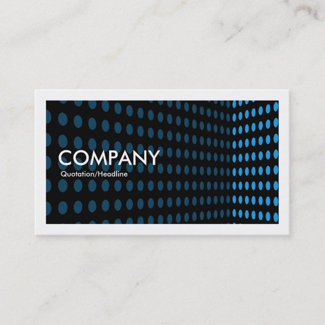 Tone Corner II - Blue Business Card (Front)