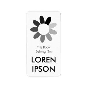 Tone Flower Label