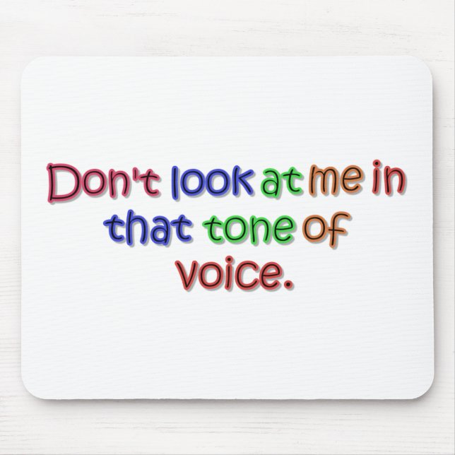 Tone of Voice Mouse Mat (Front)