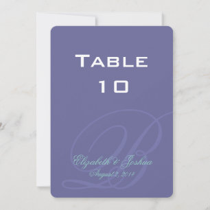 Tone on Tone Monogram Invitation