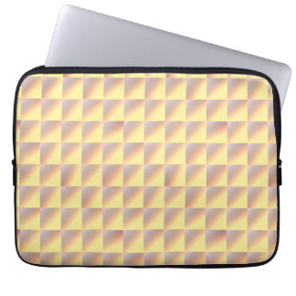 Tone-on-tone squares. laptop sleeve