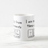 Tone periodic table name mug (Center)