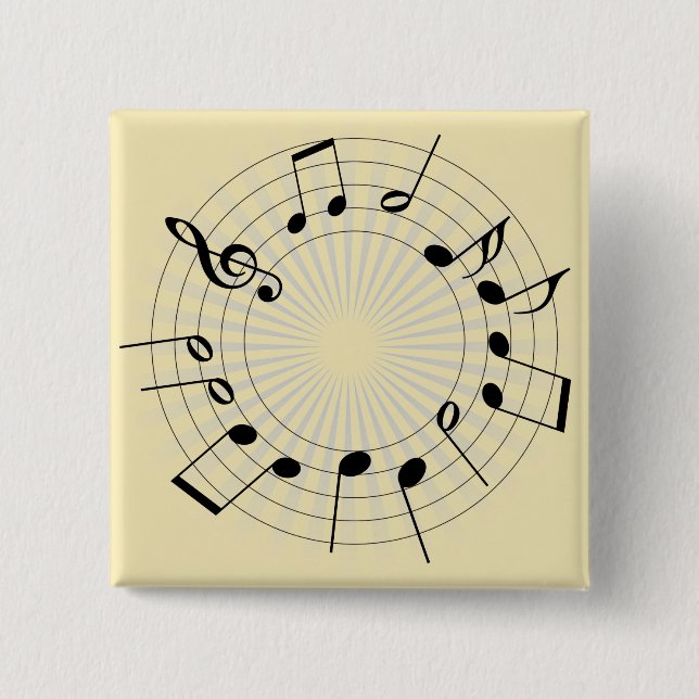 Tones 15 Cm Square Badge (Front)