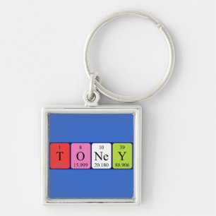 Toney periodic table name keyring