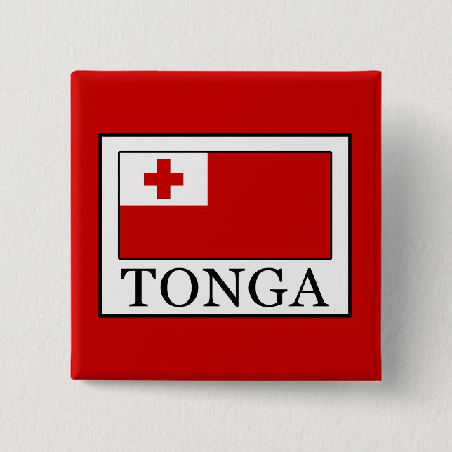 Tonga 15 Cm Square Badge (Front)