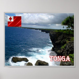 Tonga - Coastline - Poster